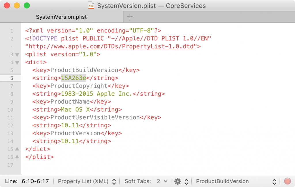 xcode for mac 10.11